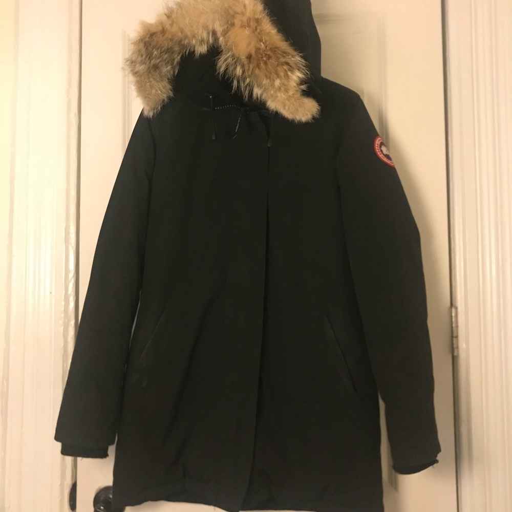 Authentic Canada Goose Black Victoria Parka (used)